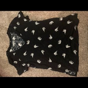 Elephant graphic tee